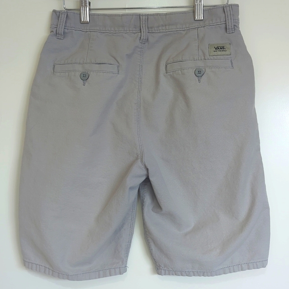 Vans Men's Shorts Off The Wall Khaki Beige size 28 Skater Preppy Casual - Picture 6 of 13